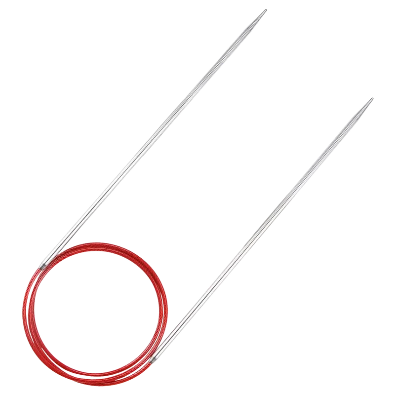 Red Lace Rundstricknadel
