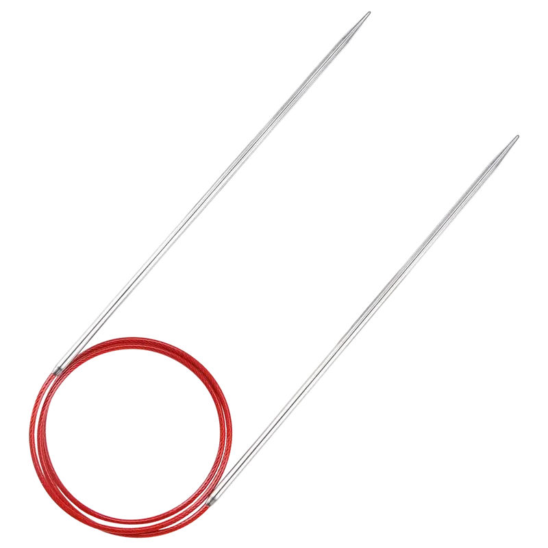 Red Lace Rundstricknadel