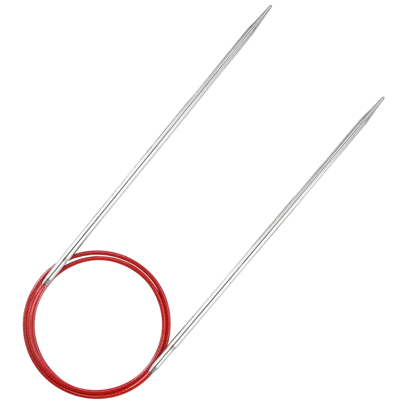 Red Lace Rundstricknadel