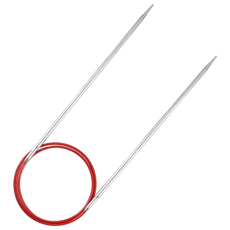 Red Lace Rundstricknadel