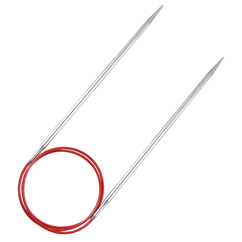 Red Lace Rundstricknadel
