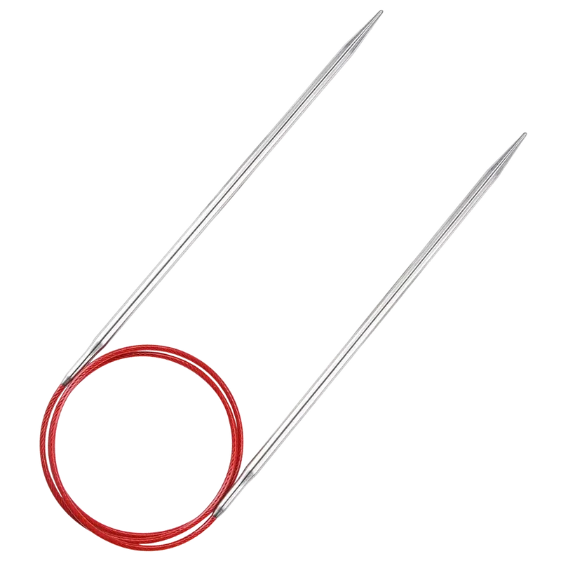 Red Lace Rundstricknadel