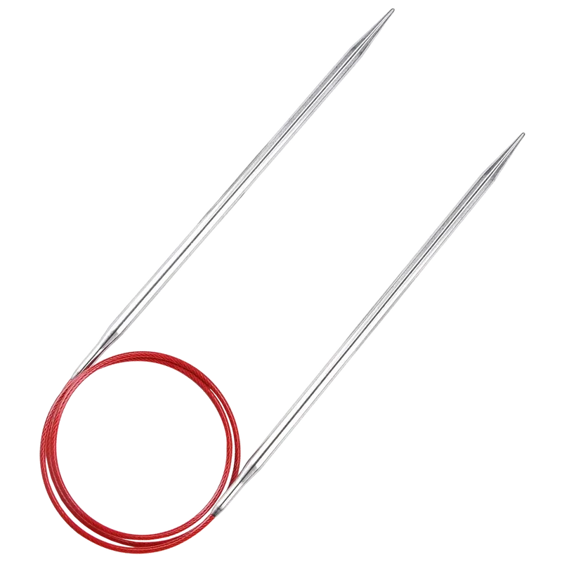 Red Lace Rundstricknadel