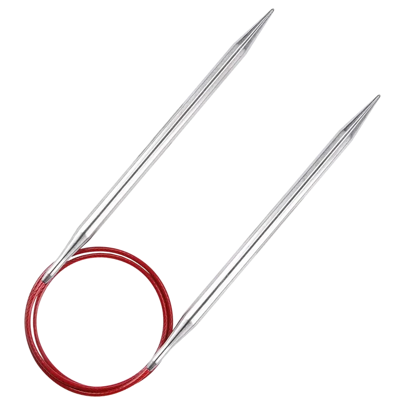 Red Lace Rundstricknadel
