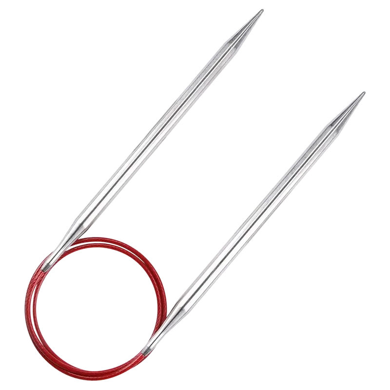 Red Lace Rundstricknadel