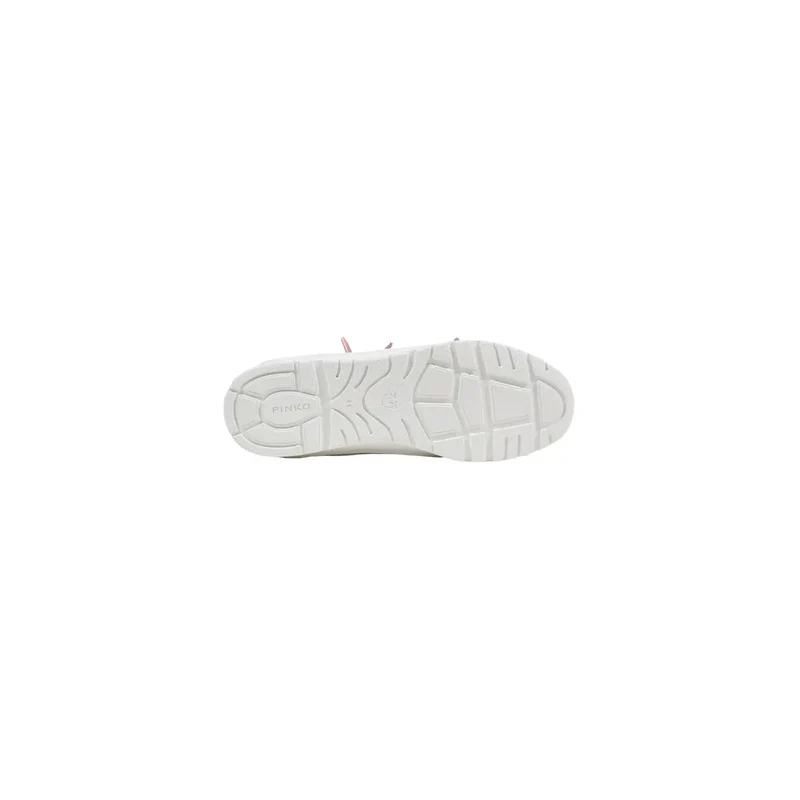 Pinko Damen Leder Sneakers Weiße Schnürschuhe für den Alltag