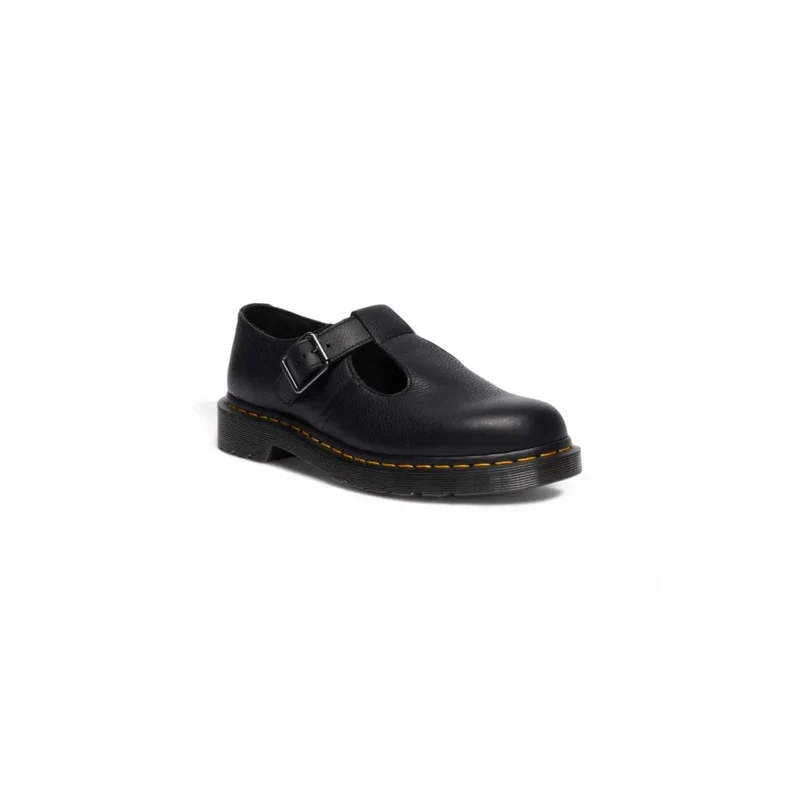 Dr. Martens Damen-Slipper aus schwarzem Leder
