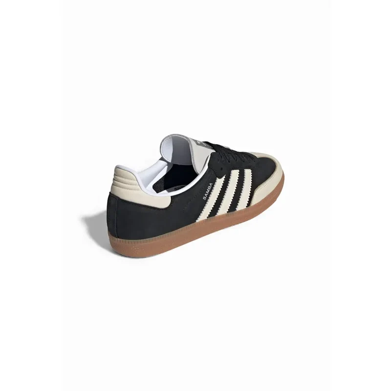 Adidas Originals Damen Leder Samba Sneakers Schwarz