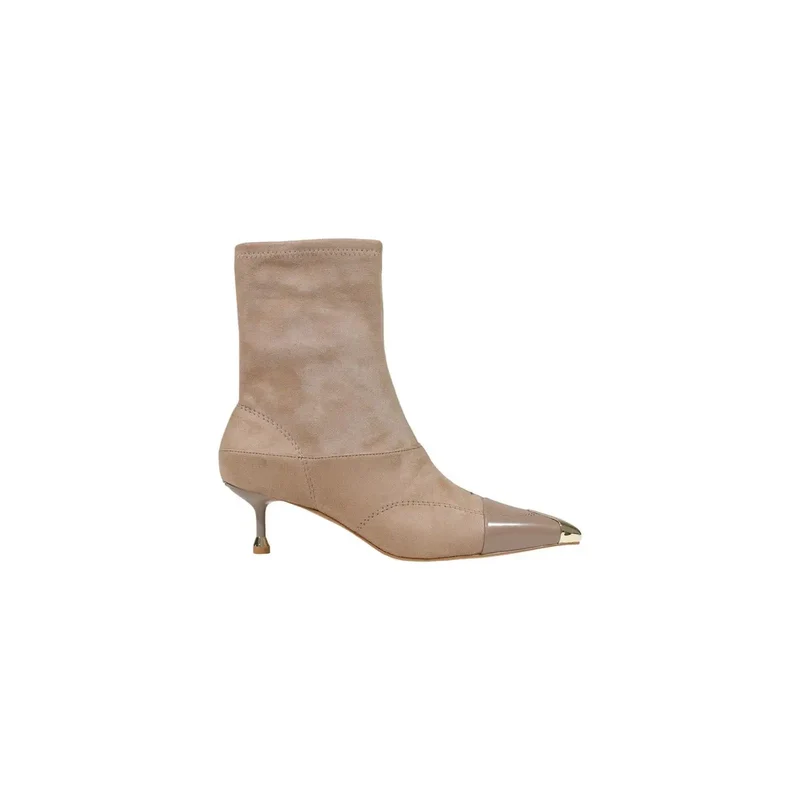 Liu Jo Schwarze Stiletto-Ankle-Tops für Damen Boots Polyester