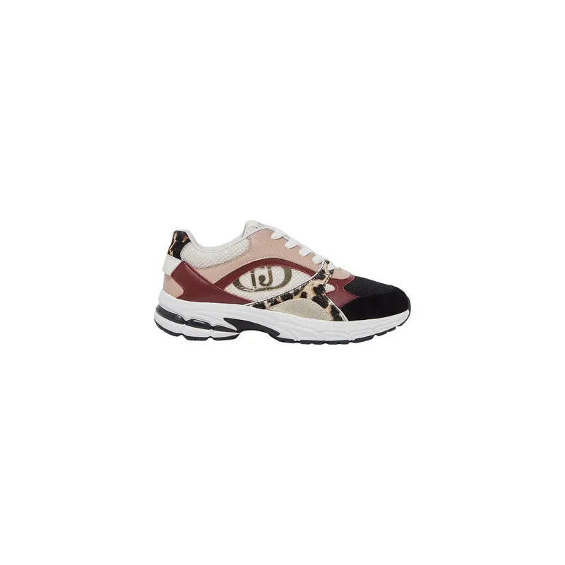 Liu Jo Damen Beige Leder Slipper Sneakers