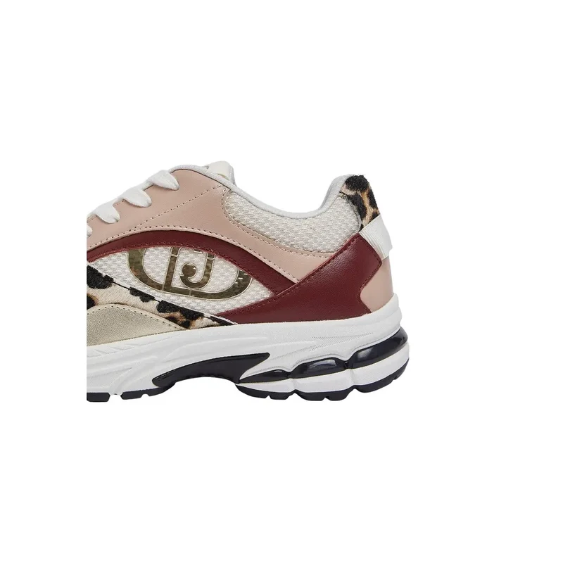 Liu Jo Damen Beige Leder Slipper Sneakers