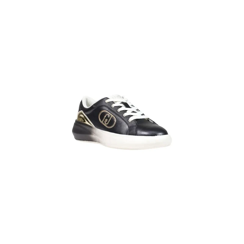 Liu Jo Damen Leder Slipper Sneakers Schwarz