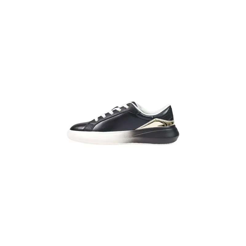 Liu Jo Damen Leder Slipper Sneakers Schwarz