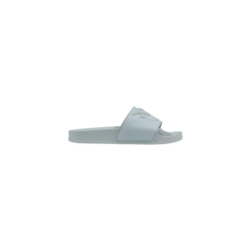 Pinko Grüne PVC-Slipper für Damen mit offener Zehenpartie