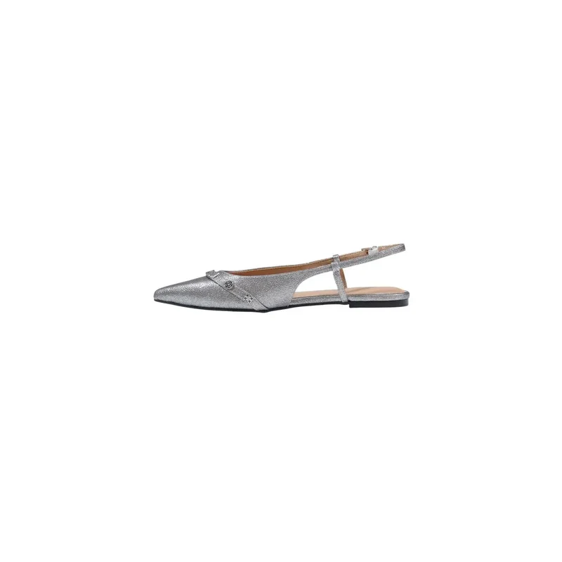 Guess Graue Damen-Slipper mit Schleife und spitzer Zehenpartie