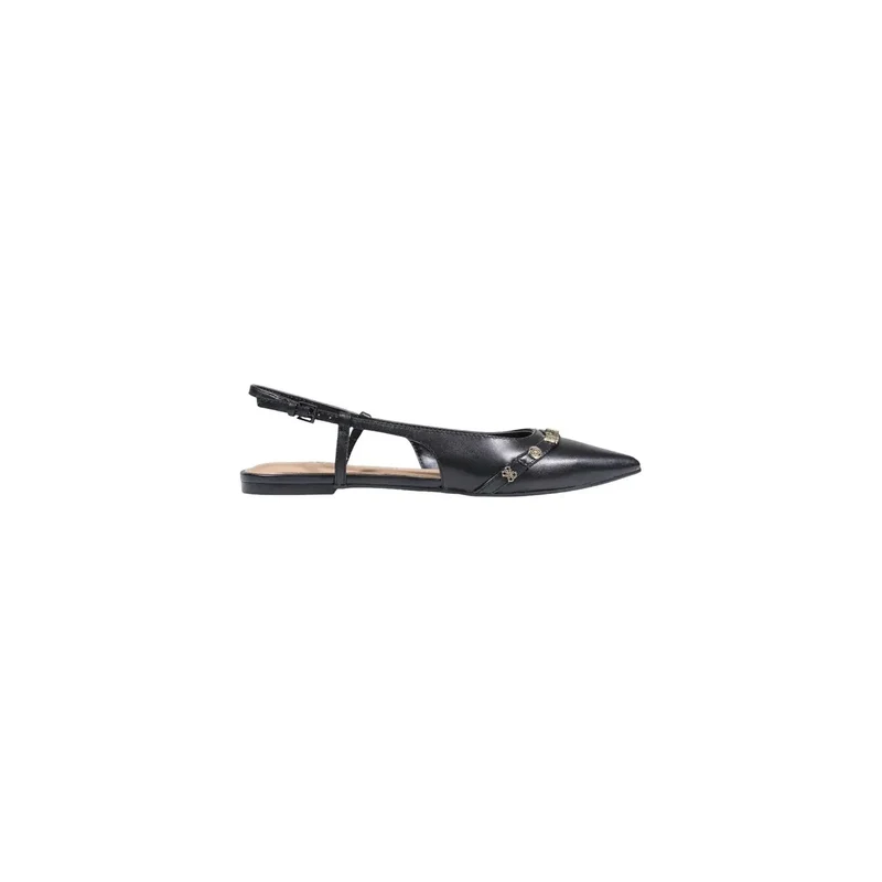 Guess Schwarze Damen-Slipper mit spitzer Zehenpartie, Synthetik