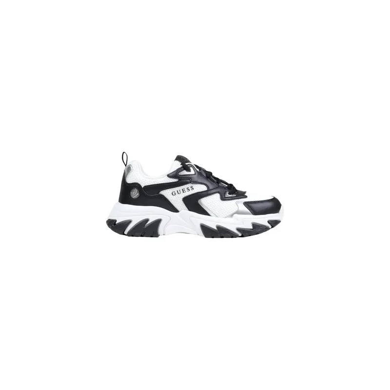 Guess Frauen Sneakers Graue Schnürung aus Polyester-Polyurethan