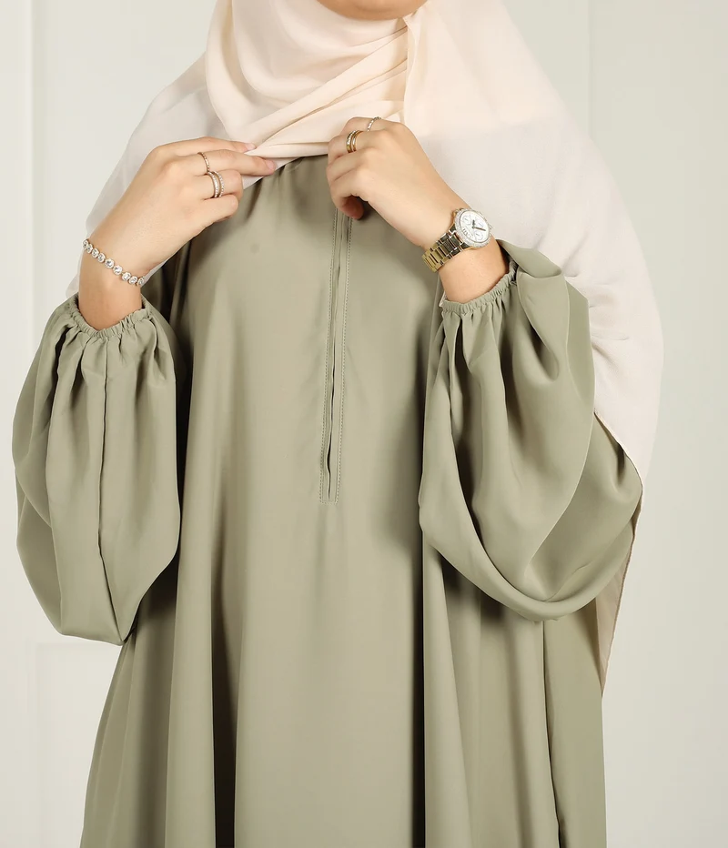 Bernsteinfarbenes Kleid