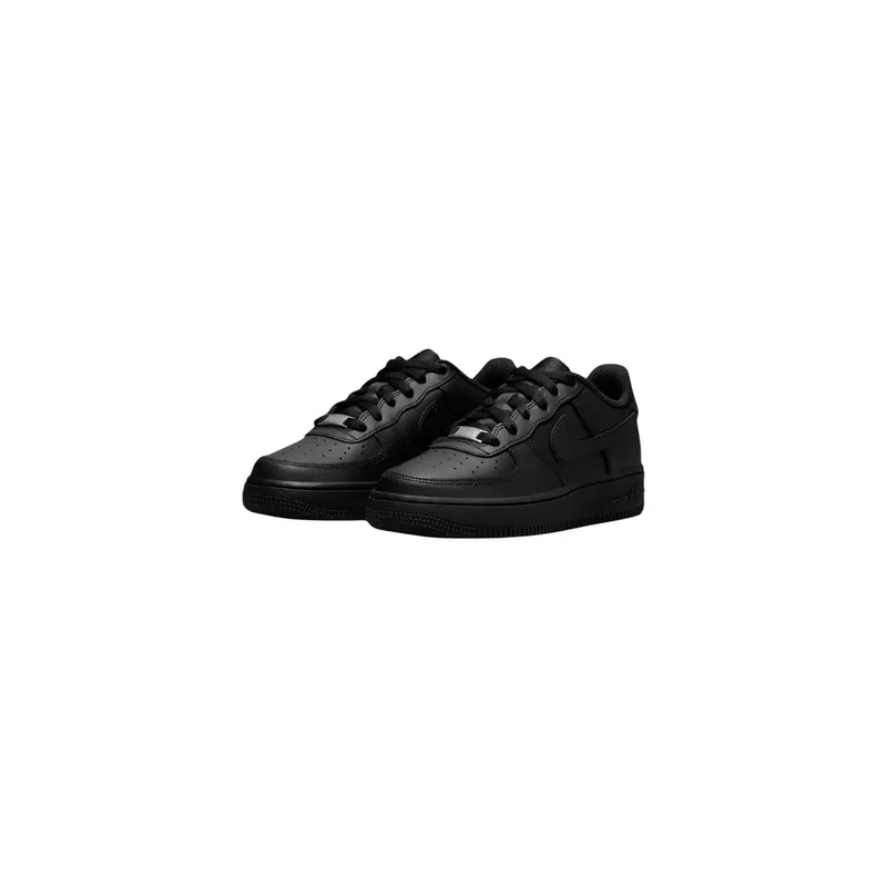 Nike Schwarze Air Force 1 für Damen aus Leder Sneakers