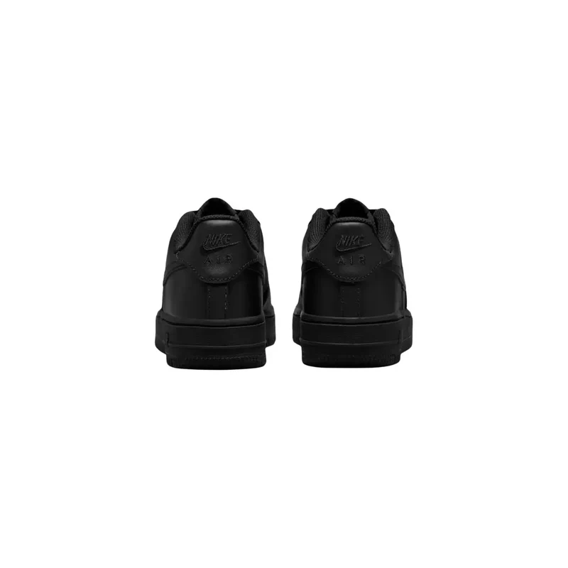 Nike Schwarze Air Force 1 für Damen aus Leder Sneakers