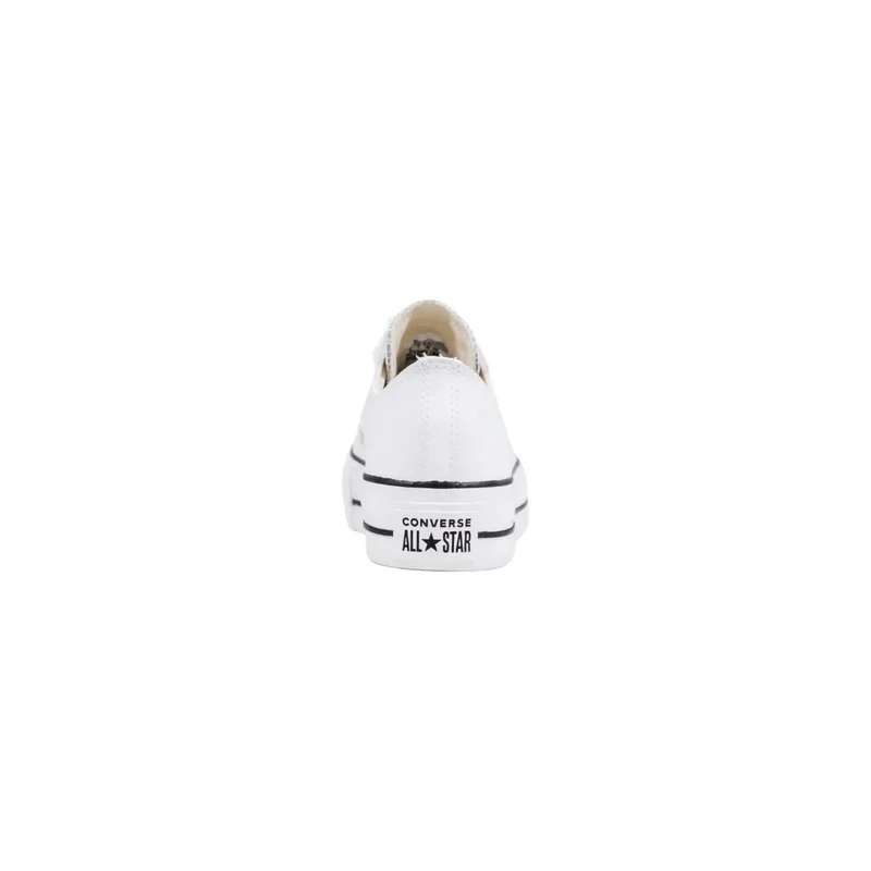 Converse Damen-Plateau-Sofa aus Leder Sneakers Weiß
