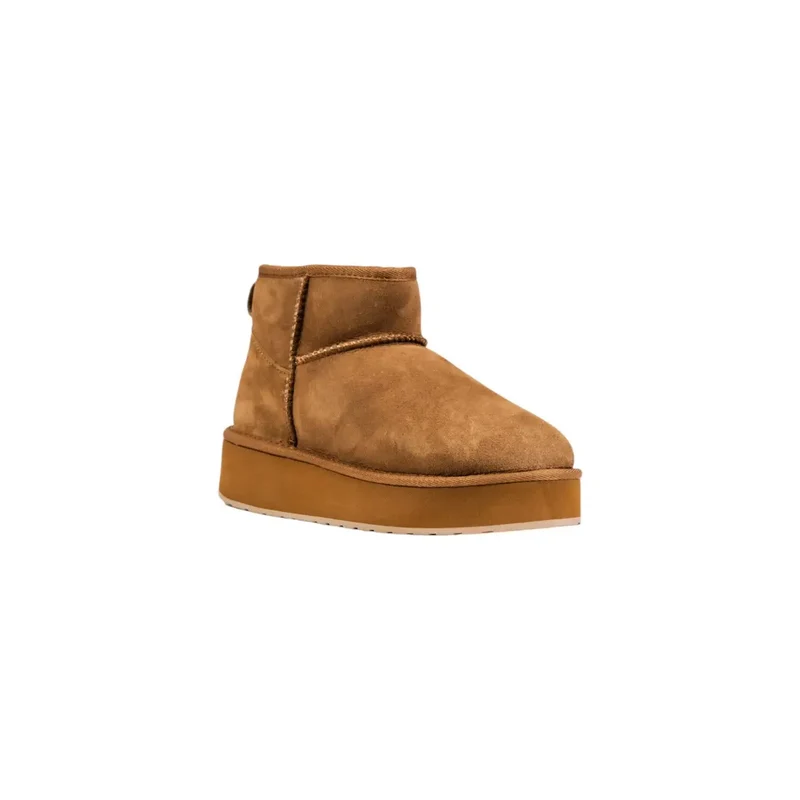 Emu Australia Damen-Leder-Ankle-Boot Boots Beige