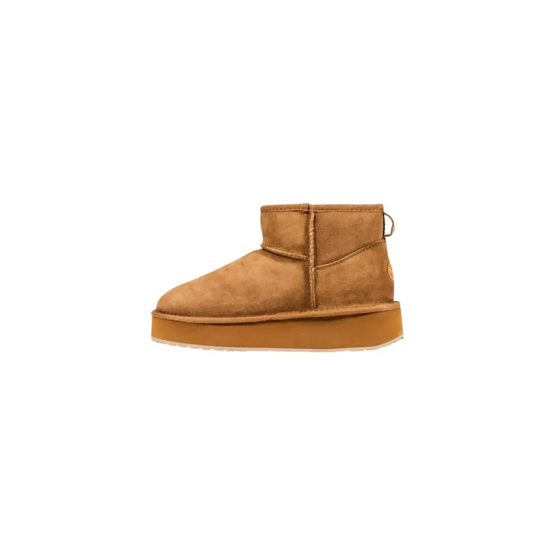 Emu Australia Damen-Leder-Ankle-Boot Boots Beige