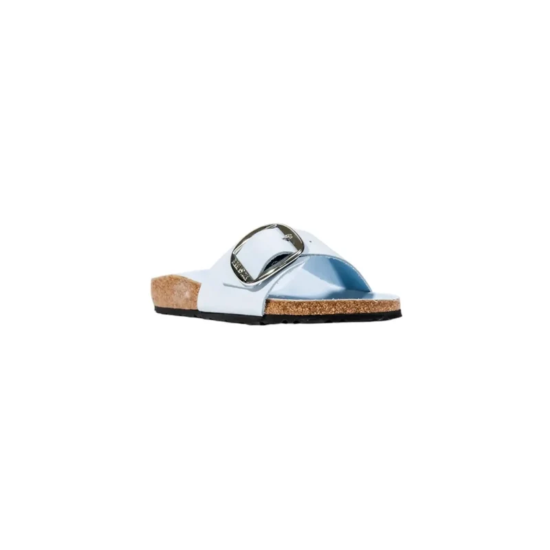 Birkenstock Damen-Hausschuhe, hellblau, Polyester