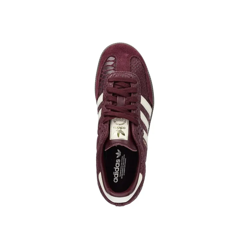Adidas Originals Damen Leder Sneakers Bordeaux