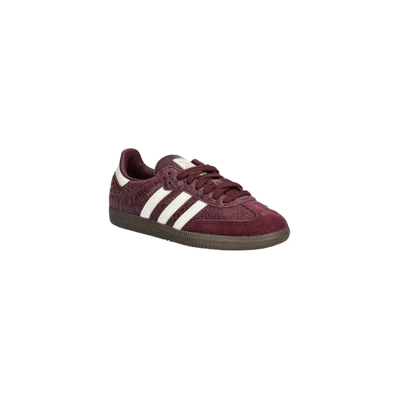 Adidas Originals Damen Leder Sneakers Bordeaux
