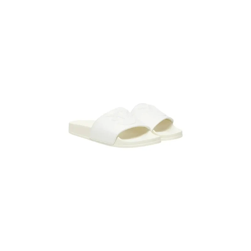 Pinko Weiße PVC-Slipper für Damen, Frühlingsschuhe
