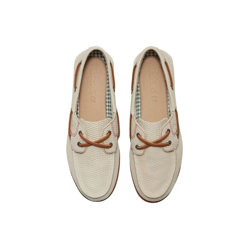 Timberland Damen-Ledermokassins, Beige