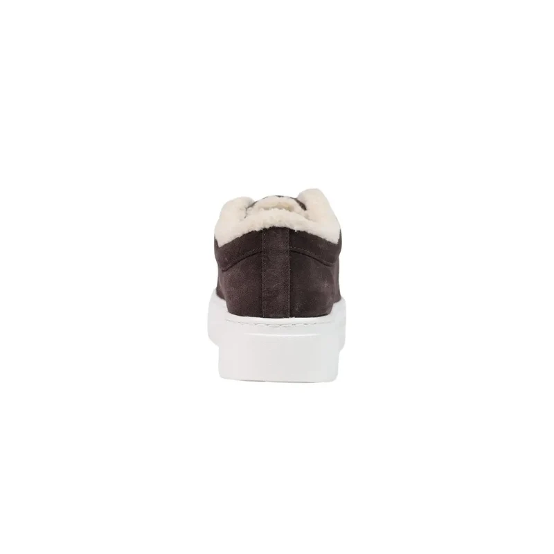 Armani Exchange Damen Leder Sneakers Braun