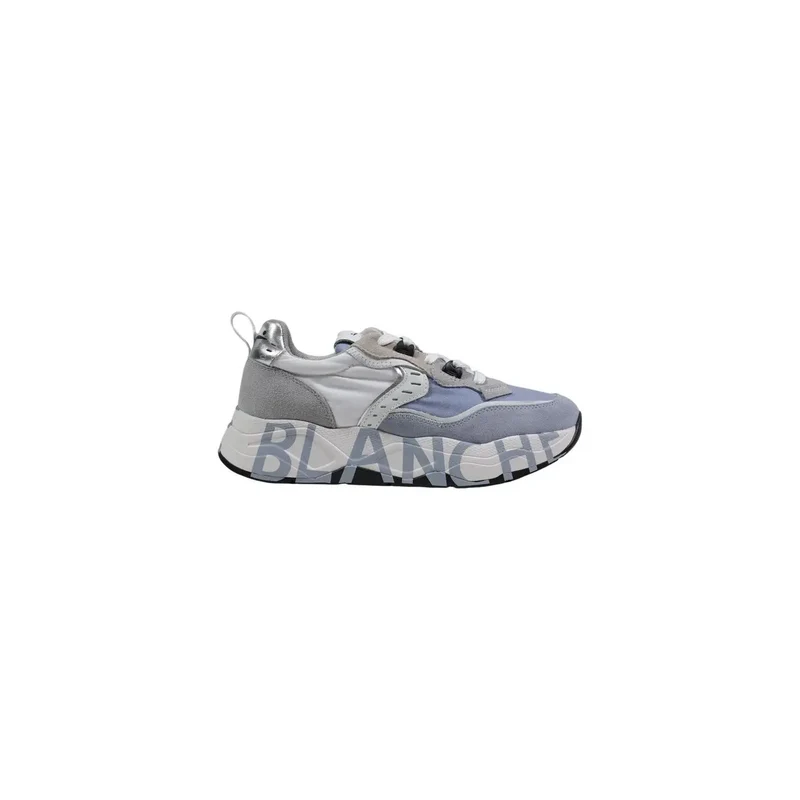Voile Blanche Damen Graues Wildleder Sneakers