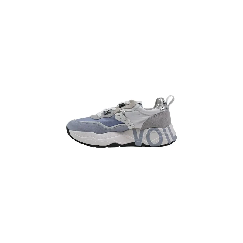 Voile Blanche Damen Graues Wildleder Sneakers