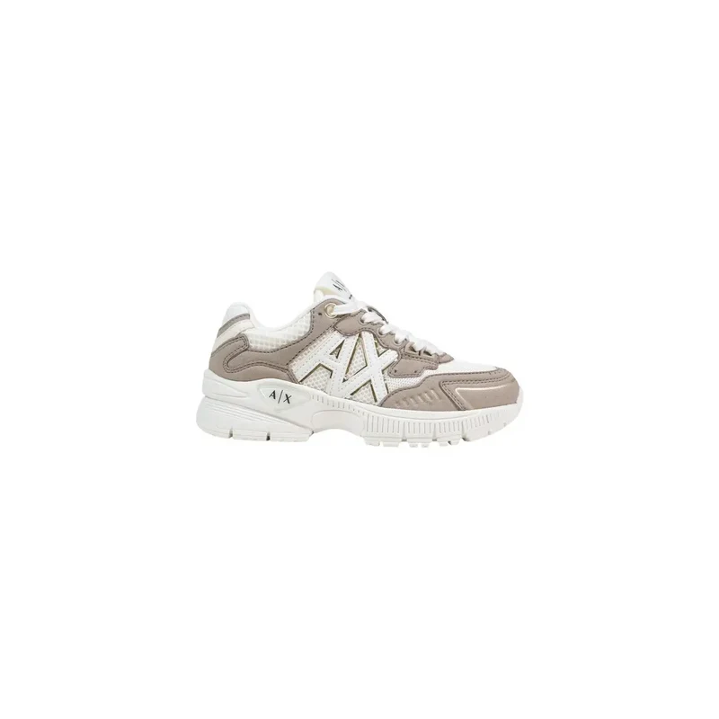 Armani Exchange Frauen Sneakers Braunes Elastan-Polyamid
