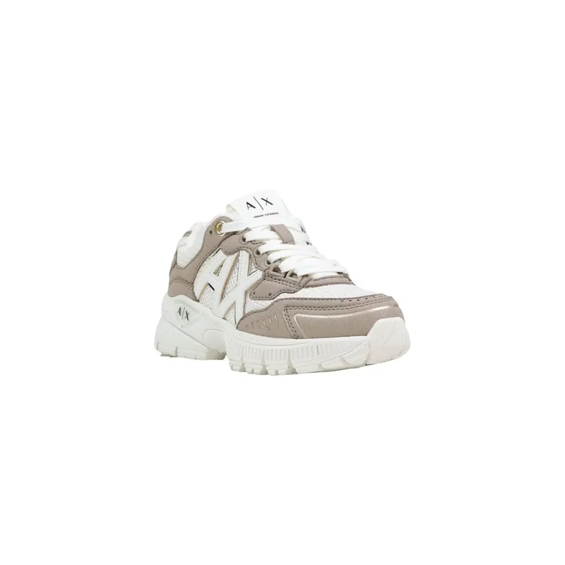 Armani Exchange Frauen Sneakers Braunes Elastan-Polyamid