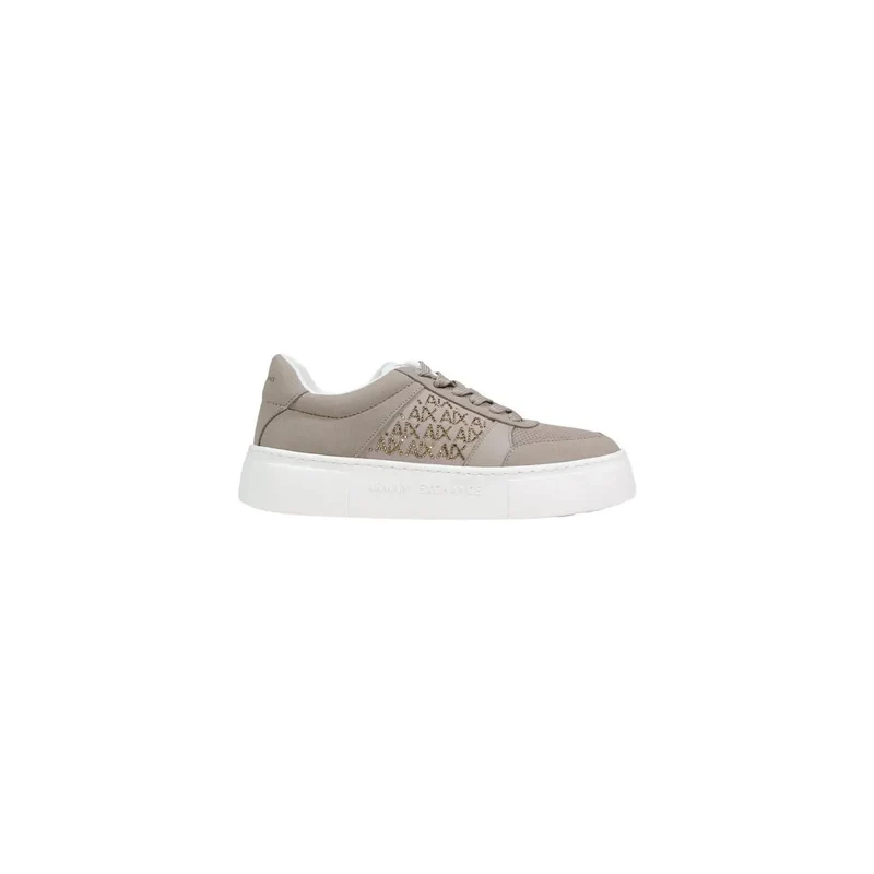 Armani Exchange Weiße Frauen Sneakers Textil