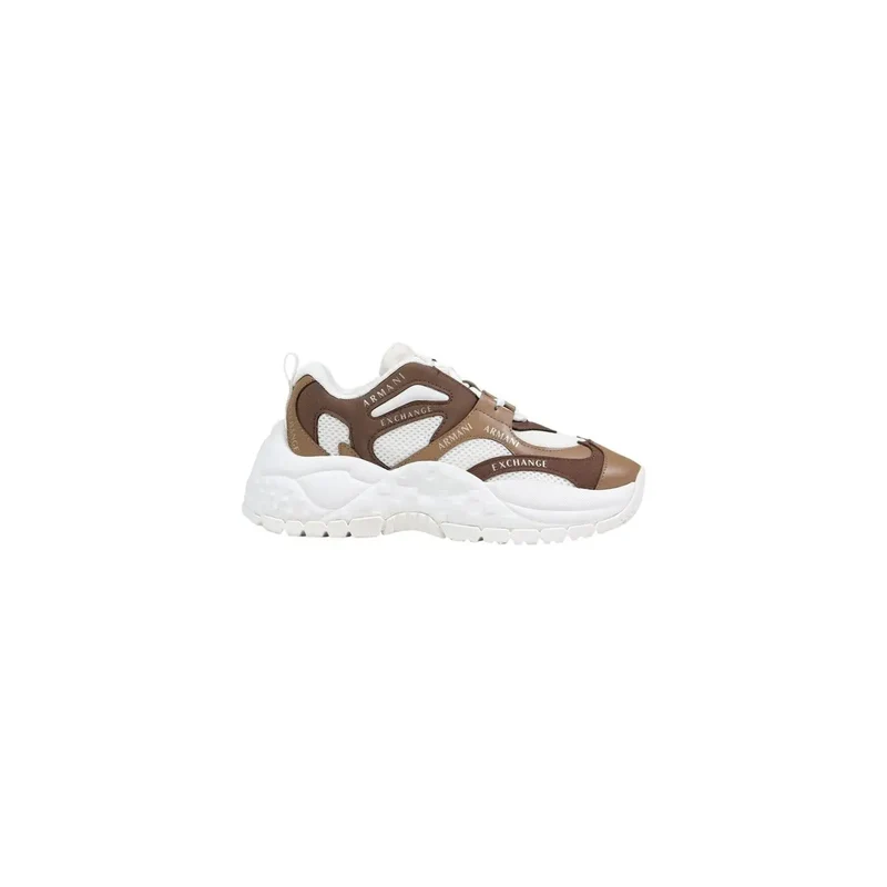 Armani Exchange Damen-Sneaker aus braunem Polyestergemisch