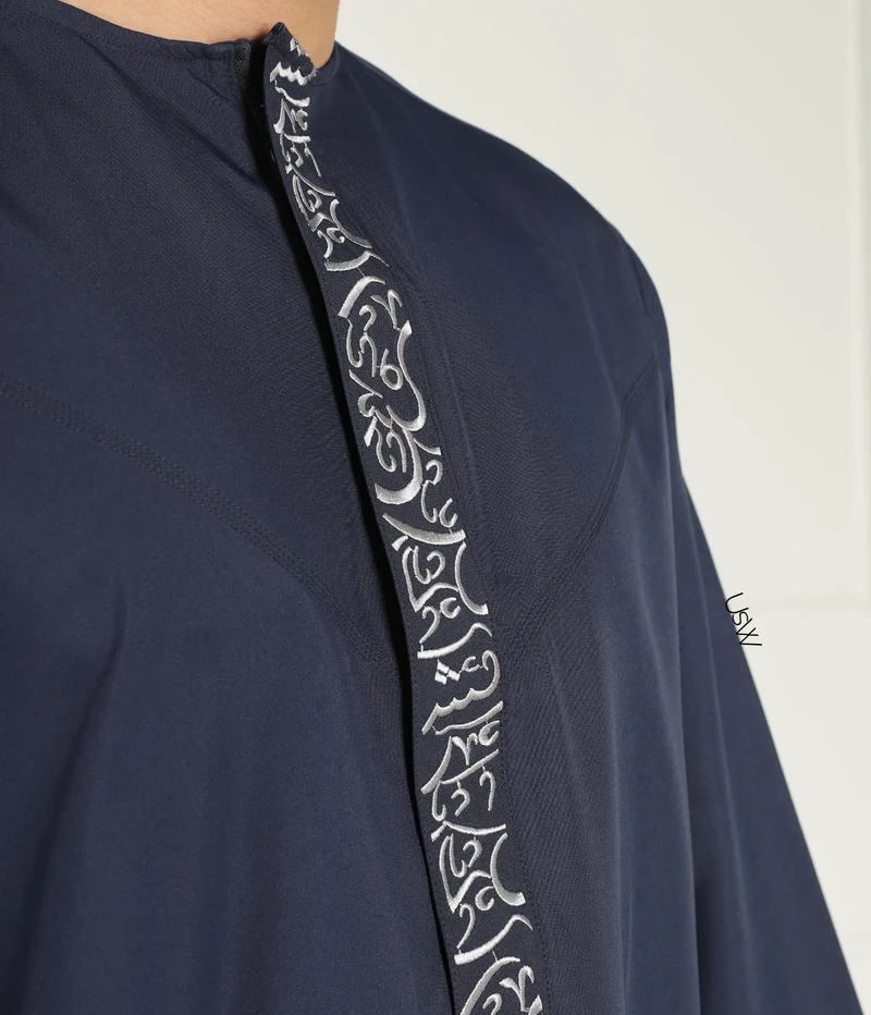 Qamees Arabesque Marineblau
