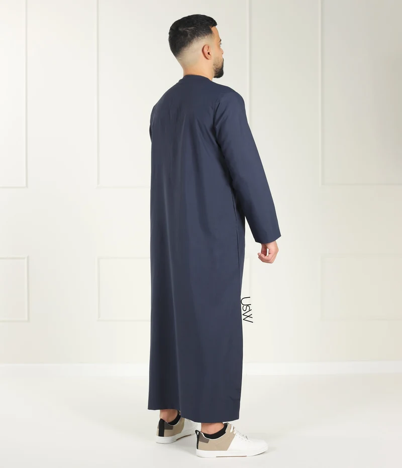 Qamees Arabesque Marineblau