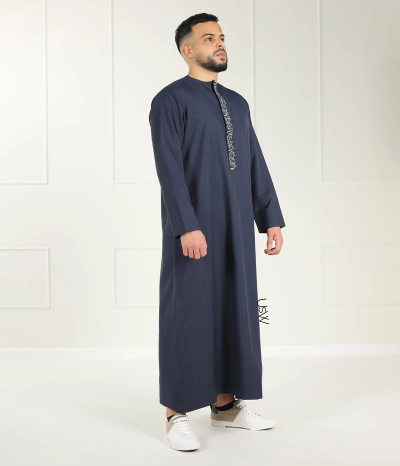 Qamees Arabesque Marineblau