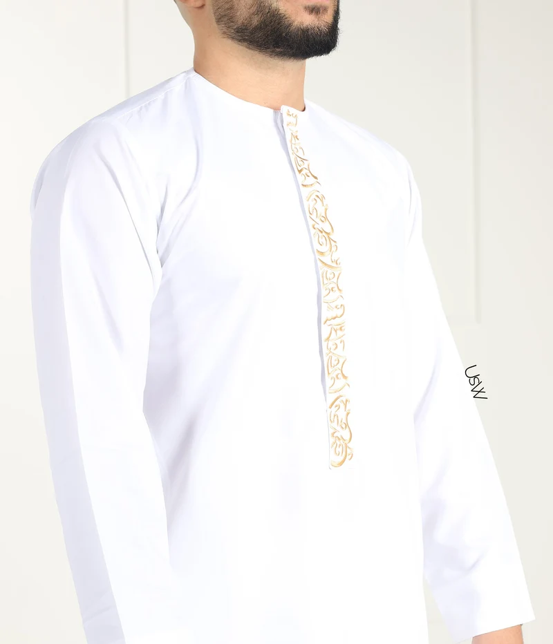 Qamees Arabesque Weiß