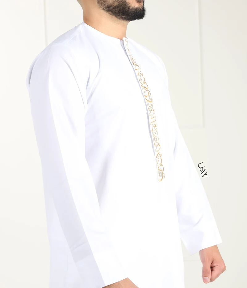 Qamees Arabesque Weiß