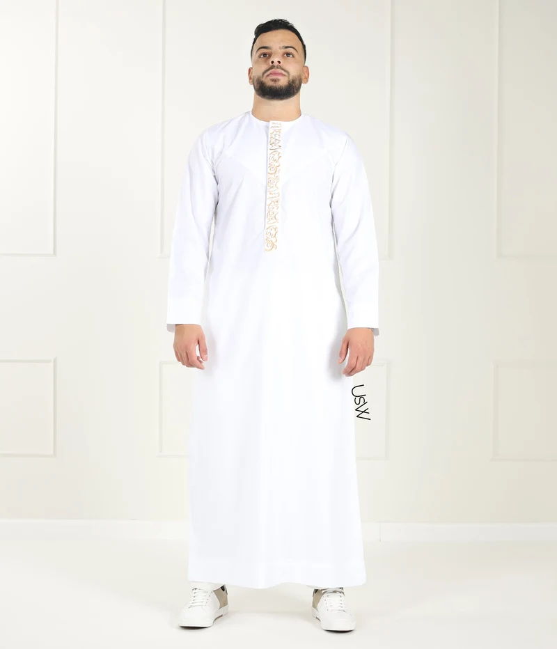 Qamees Arabesque Weiß