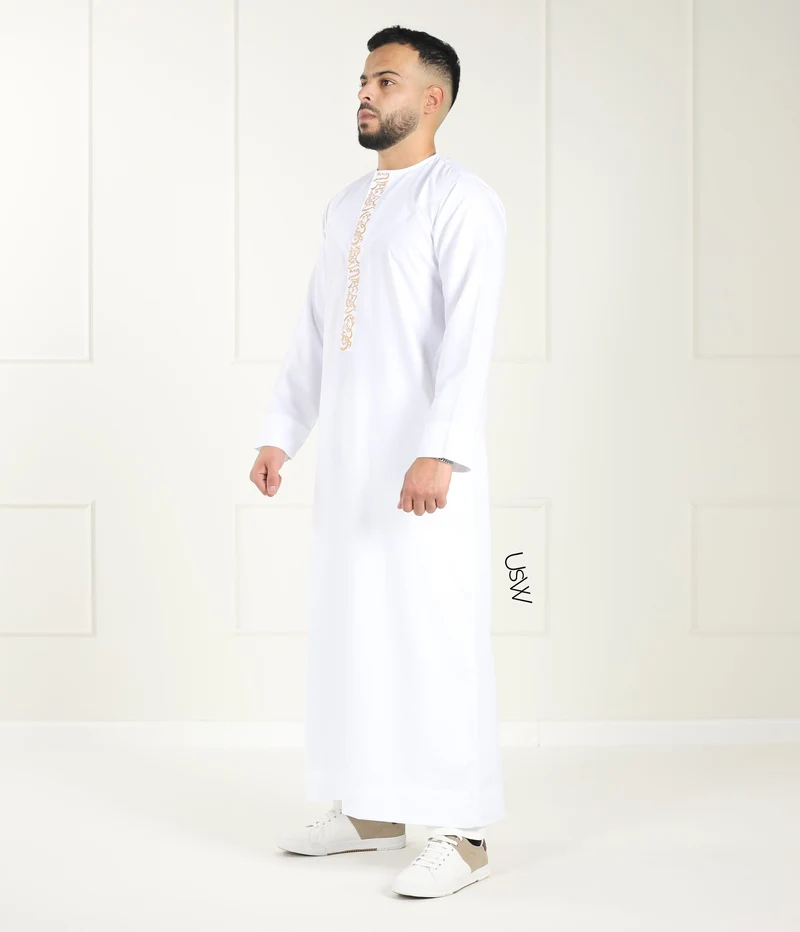Qamees Arabesque Weiß