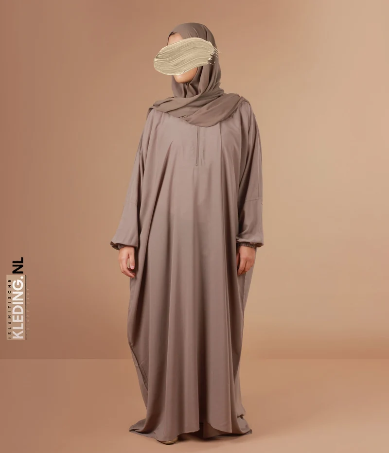 Batwing Basic Taupe – (Kurz – 140 cm)