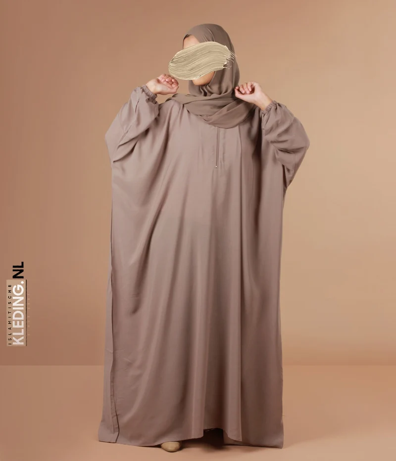 Batwing Basic Taupe – (Kurz – 140 cm)