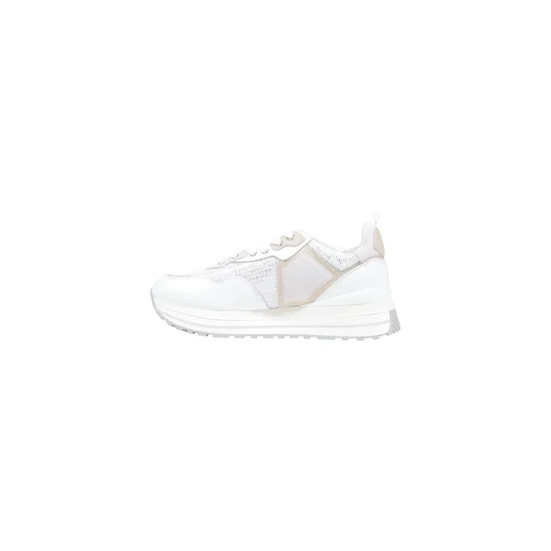 Liu Jo Frauen Sneakers Weiße Polyurethan-Freizeitschuhe