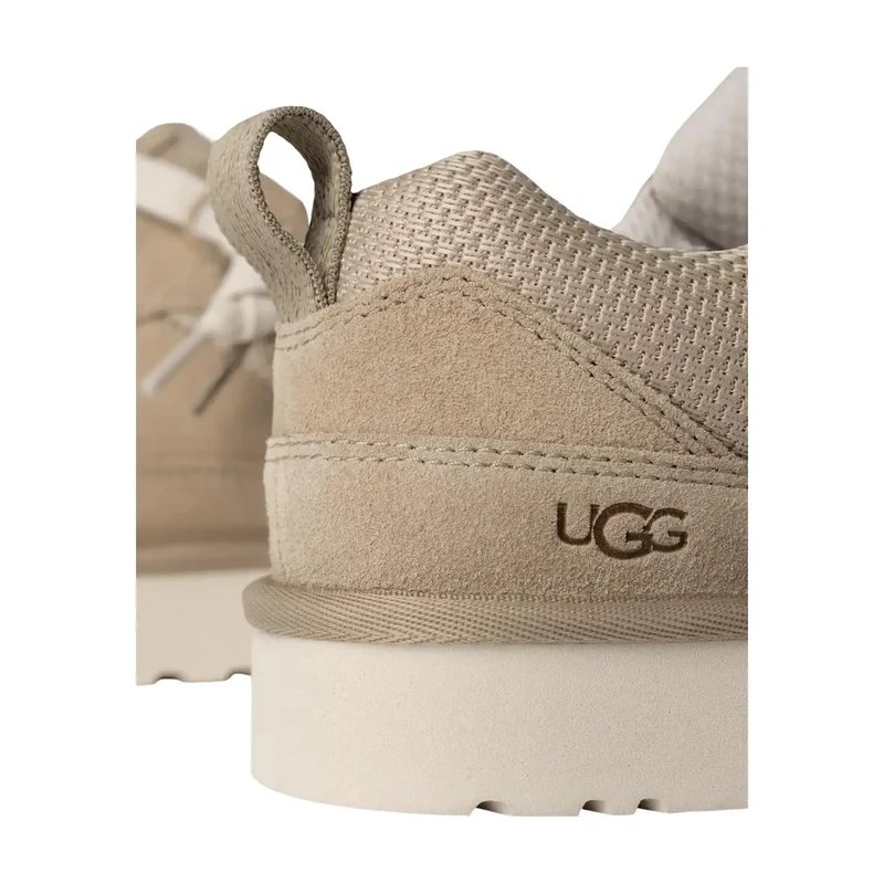 Ugg Damen Beige Wildleder Schnürschuhe Sneakers